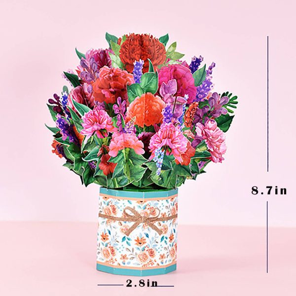 3D Bouquet Creative Greeting Card - Image 3