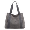Canvas Multi-pocket Tote bags for women - Image 4