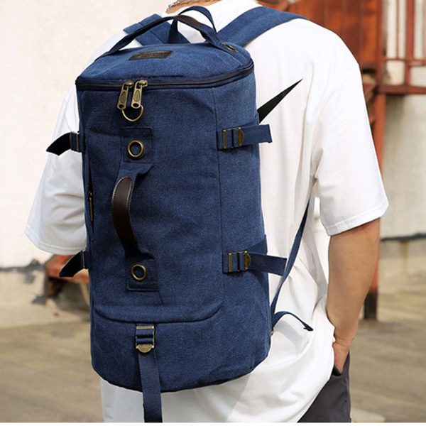 Retro canvas backpack - Image 10
