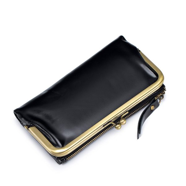 Geniunne Leather long handheld wallet - Image 4