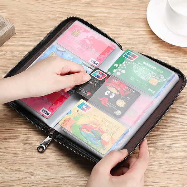 Waterproof Large Capacity Pvc Card Holder - Image 5