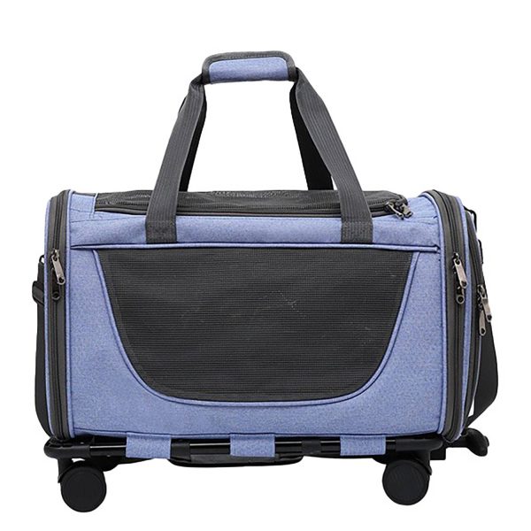 Oxford Pet Trolley Case Mesh Bag