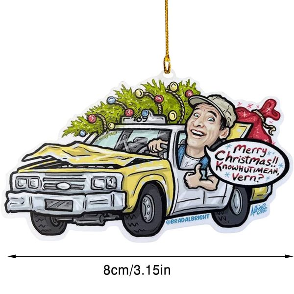 Cute Christmas Tree Hanging Decorations Ornaments Set