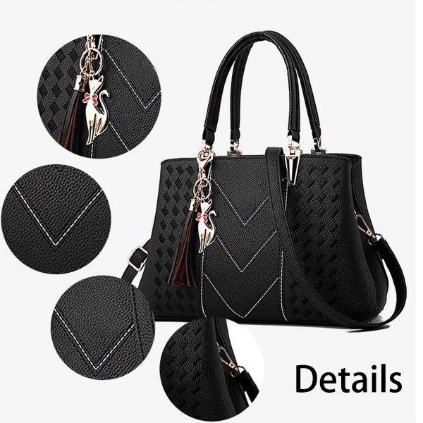 PU Shoulder Tote Ladies Bag - Image 6