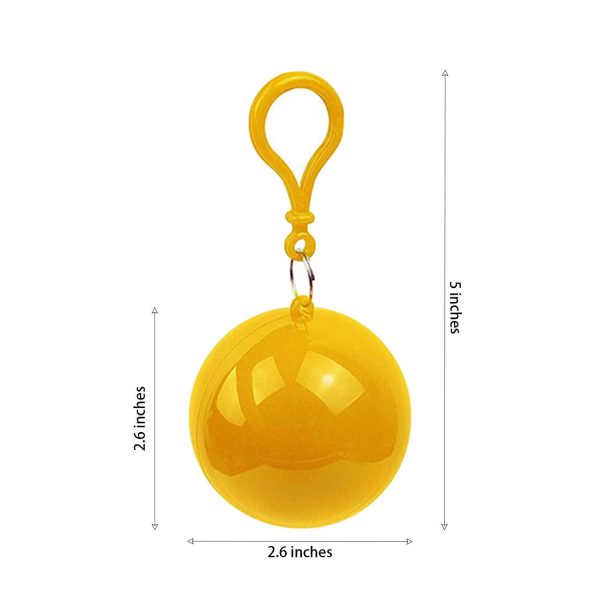 Portable Disposable Emergency Raincoats in A Ball - Image 3