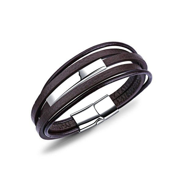 PU multi-layer fashion creative bracelet - Image 2