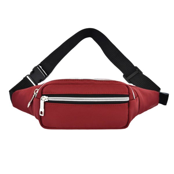 Waterproof Oxford Cloth Zipper Waist Pack Casual Style - Image 5