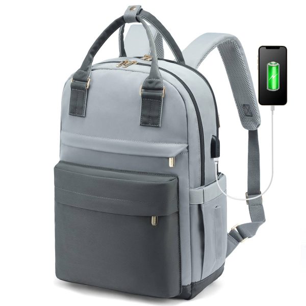 Nylon Business Travel Computer Backpack - Image 2