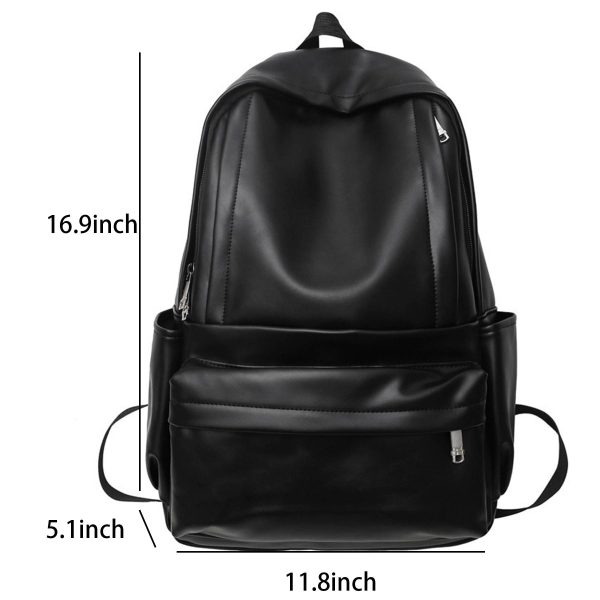 Soft PU Leather Fashion Backpack - Image 5