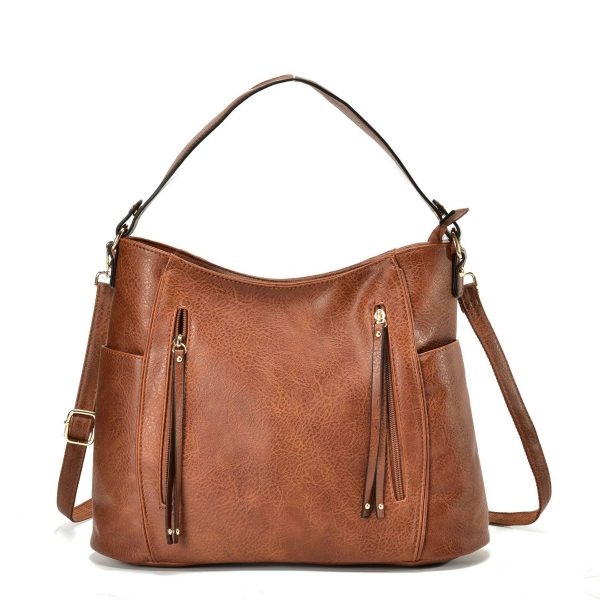 PU lapsting Hobo Bags for Women Handbags Purse Ladies