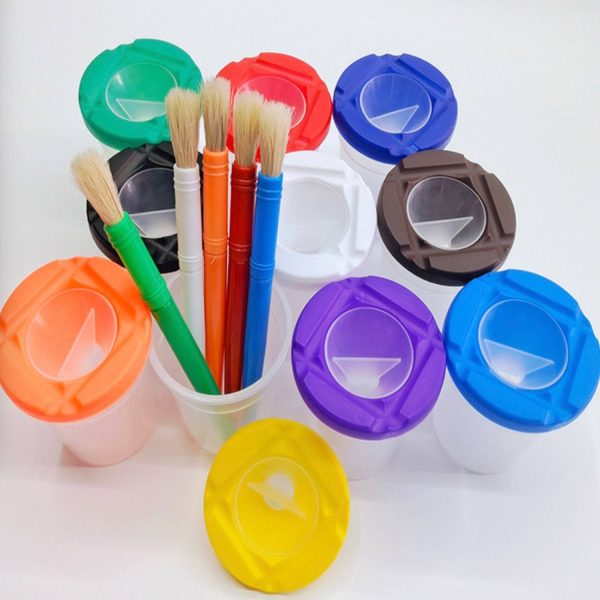 Paint Cups W/Colored Lids - Image 3