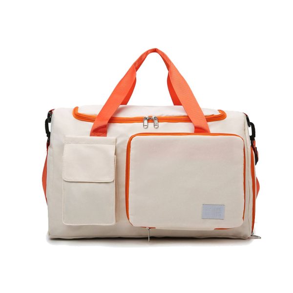 Lightweight Large Capacity Oxford Travel Bag w/ Shoe Pocket