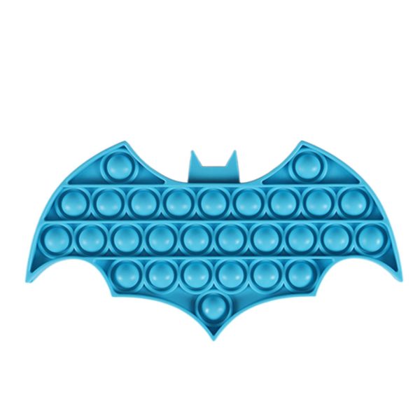 Halloween Colorful Bat Shaped Push Pop Bubble Ball Toy - Image 7
