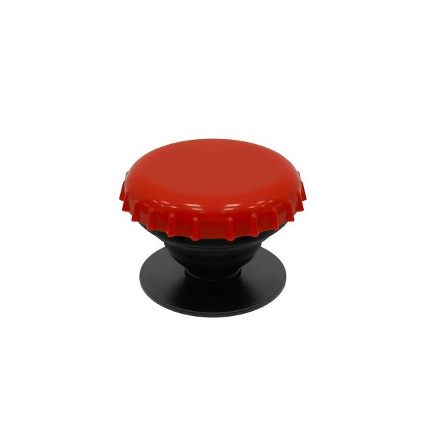 Bottle cap mobile phone holder
