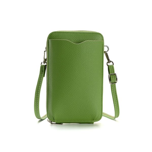 Pu Small Mobile Phone Crossbody Bag with Card Slots - Image 6