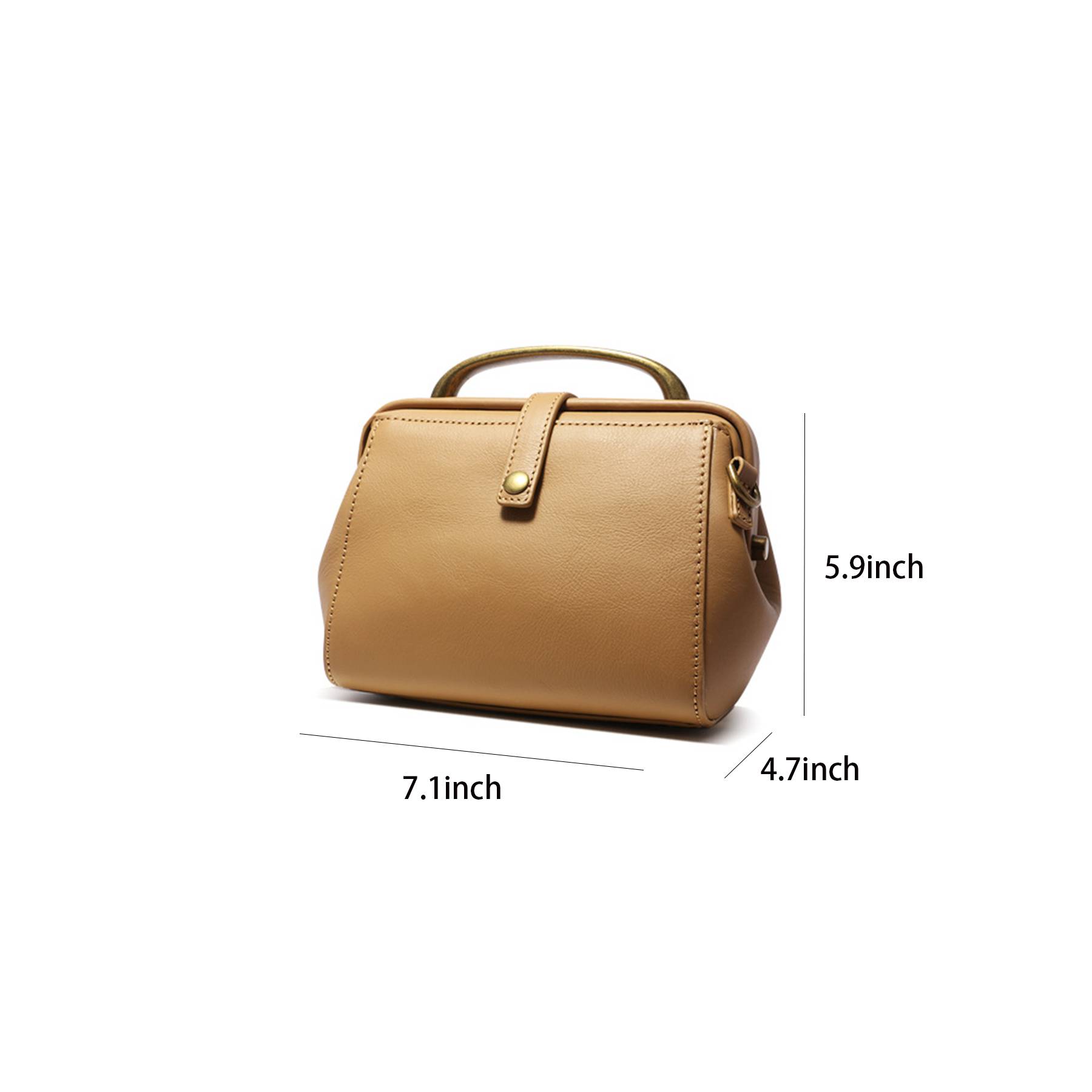 Mini Geniune Leather Cross-body bags Handbag - Image 6