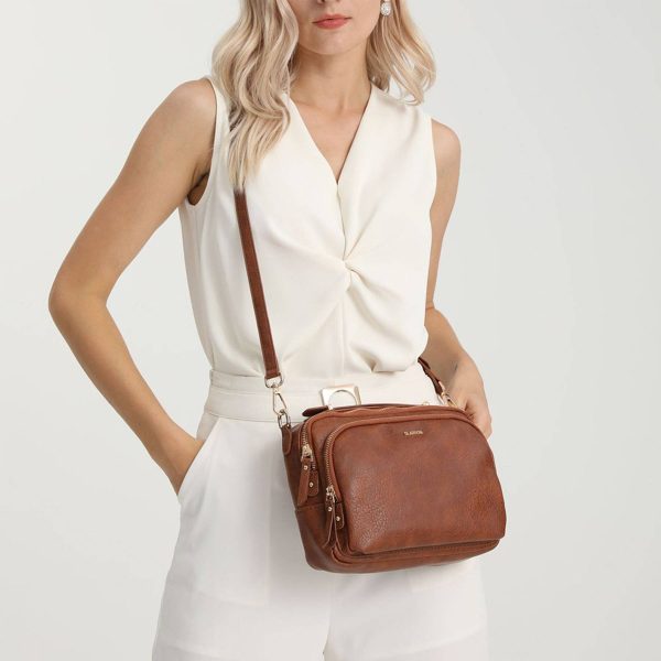 Pu Small Open pocket Crossbody Bag Women - Image 4