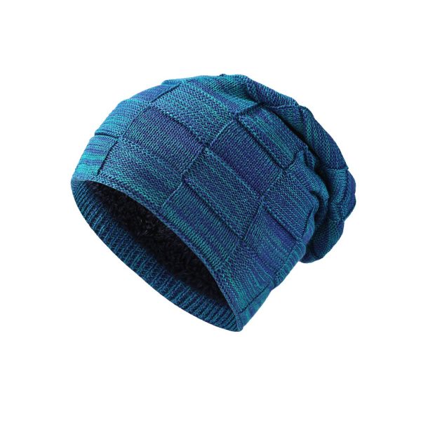 Men Lined Knit Warm Thick Binie Hat - Image 14