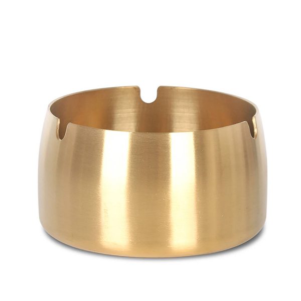 Windproof Stainless Steel Ashtray for Household Outdoors - Image 2