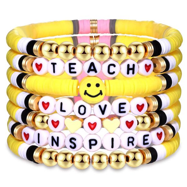 Plastic Colorful soft earthenware pendant bracelet - Image 4