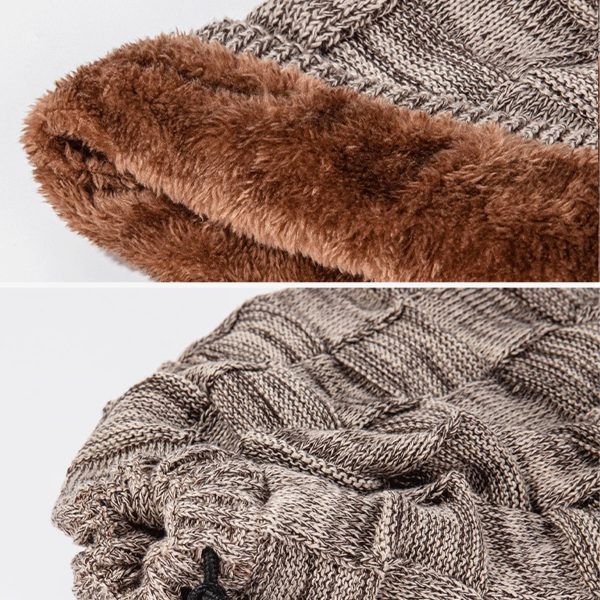 Winter Double use Fleece Neck Warmer Scarf Beanie Hat - Image 6