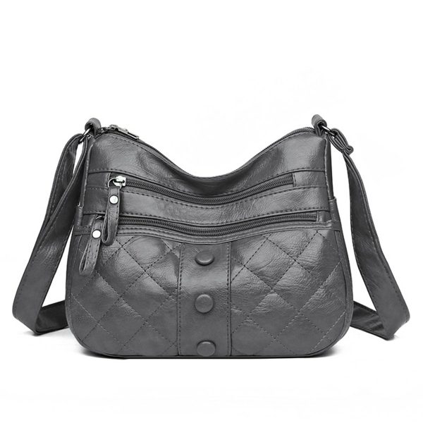 PU Leather soft shoulder cross-body bag - Image 2
