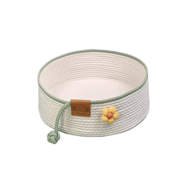 Breathable Odorless Indoor Cotton Linen Cat Bed - Image 3