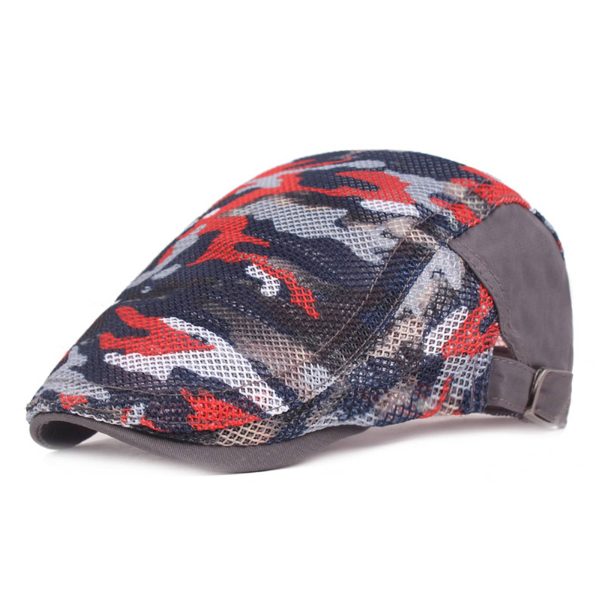 Camouflage Newsboy Flat Cap - Image 3