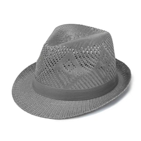 Polyester Solid jacquard breathable sun hat - Image 2