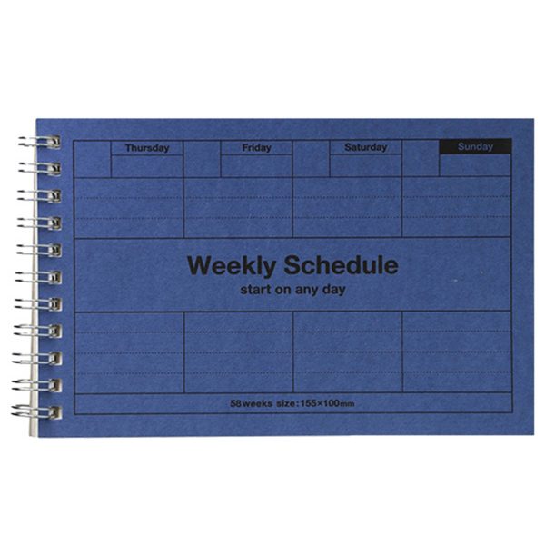 Weekly Schedule Notebook Paper Handbook For Office Matters - Image 4