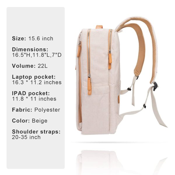 Polyester Laptop Backpack With USB Charging Port - Image 7