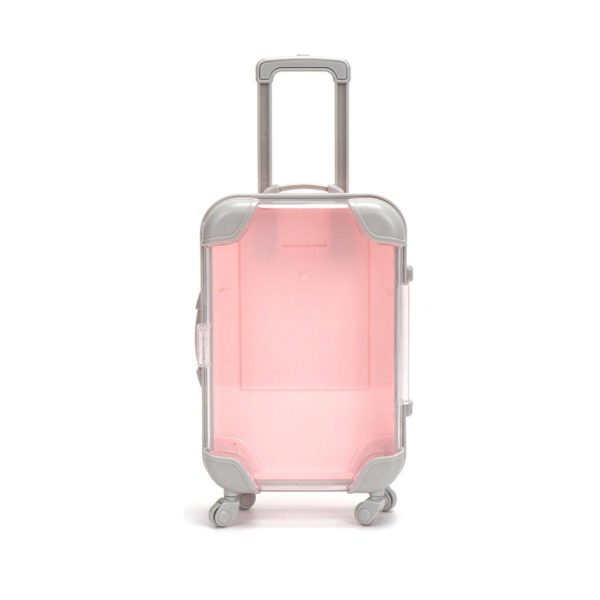 Mini Safe Plastic Travel Suitcase Toy Storage Box - Image 3