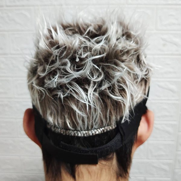 Cool and stylish hip-hop short hair wig hat - Image 3