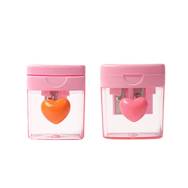 Cute Cartoon Pencil Sharpener with Lid for Kids – Manual - Image 2