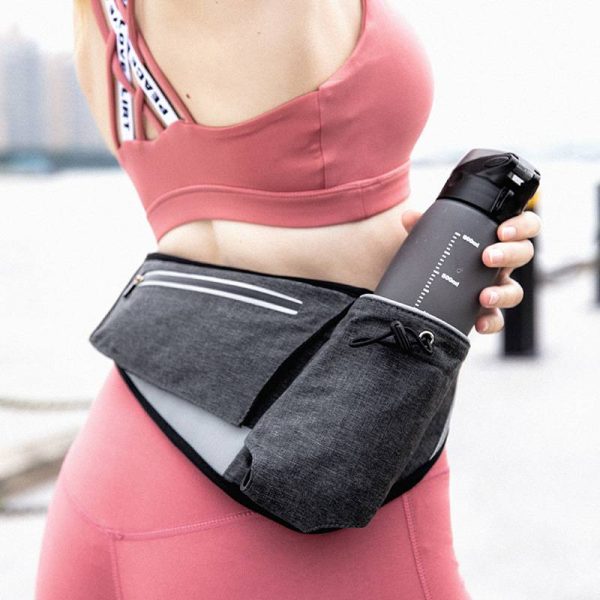 Oxford Hiking Waist Bag with Bottle Holder