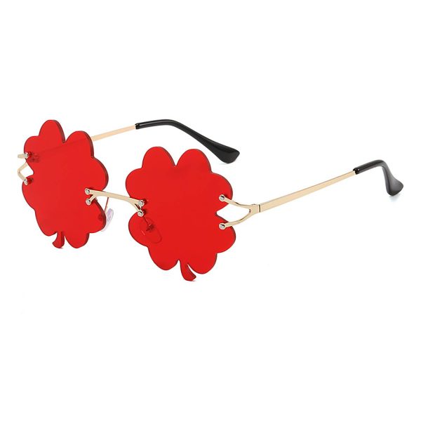 Beach Uv Protection Clover Sunglasses