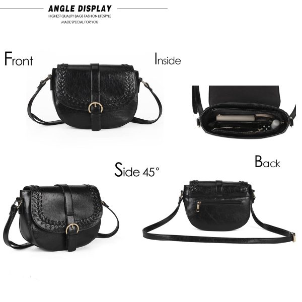 PU Vintage shoulder cross-body bag - Image 5