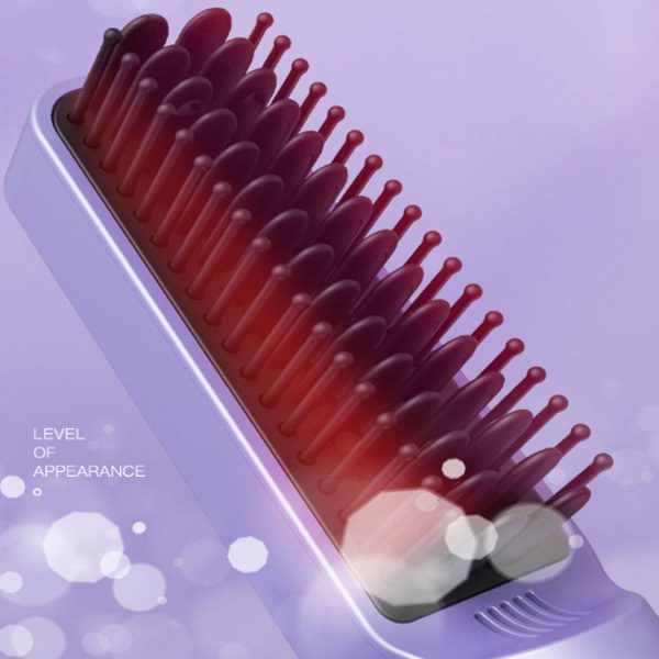 Adjustable Temperature Ionic Hair Straightening Comb - Image 4