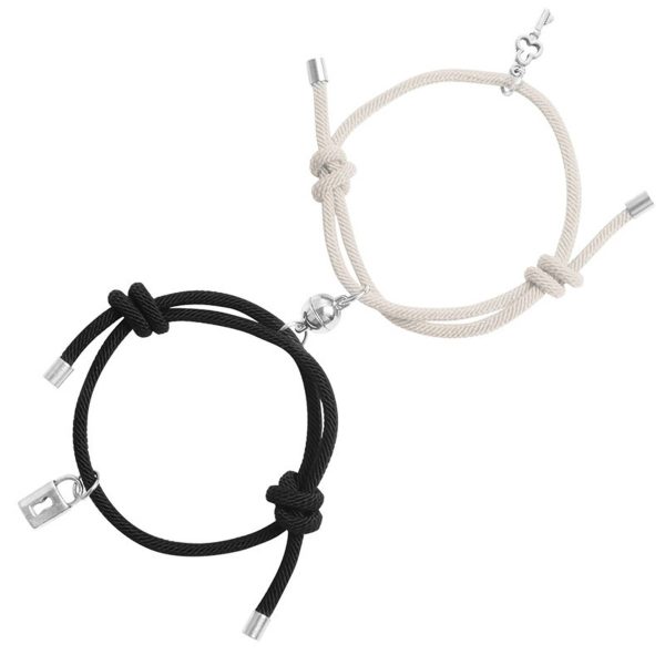 Alloy key lock magnetic bracelet - Image 5
