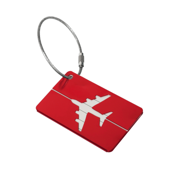 Aluminum Airplane Pattern Tag for Travel Suitcase - Image 5