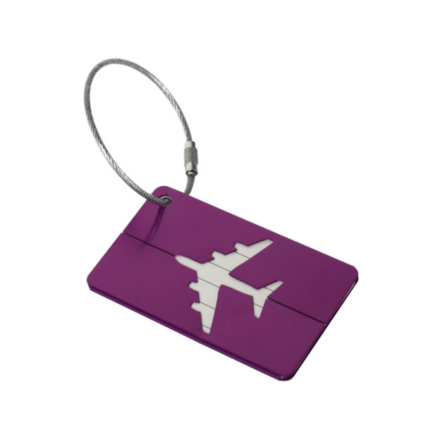 Aluminum Airplane Pattern Tag for Travel Suitcase - Image 6