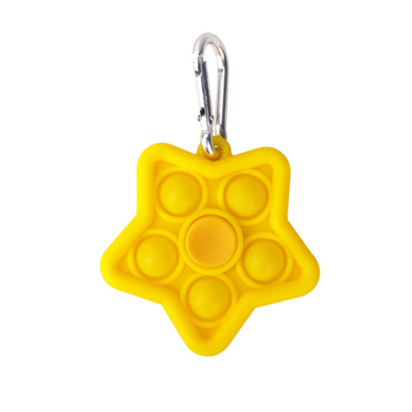 Multi Color Star Shape Silicone Finger Fidget  Spinner - Image 9