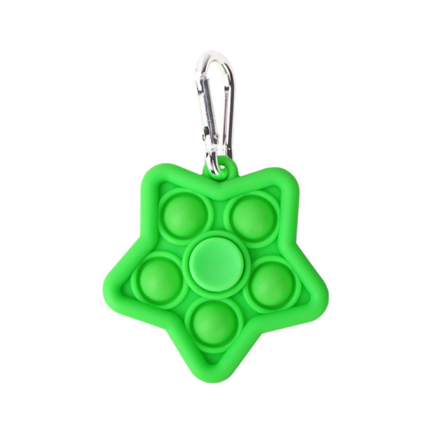 Multi Color Star Shape Silicone Finger Fidget  Spinner - Image 7