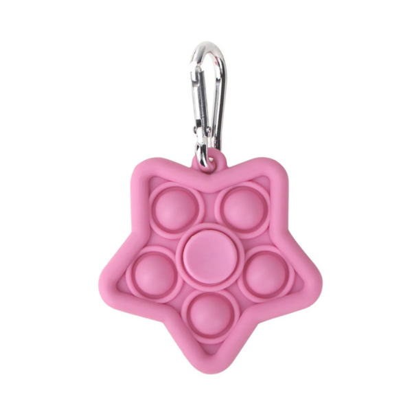 Multi Color Star Shape Silicone Finger Fidget  Spinner - Image 2