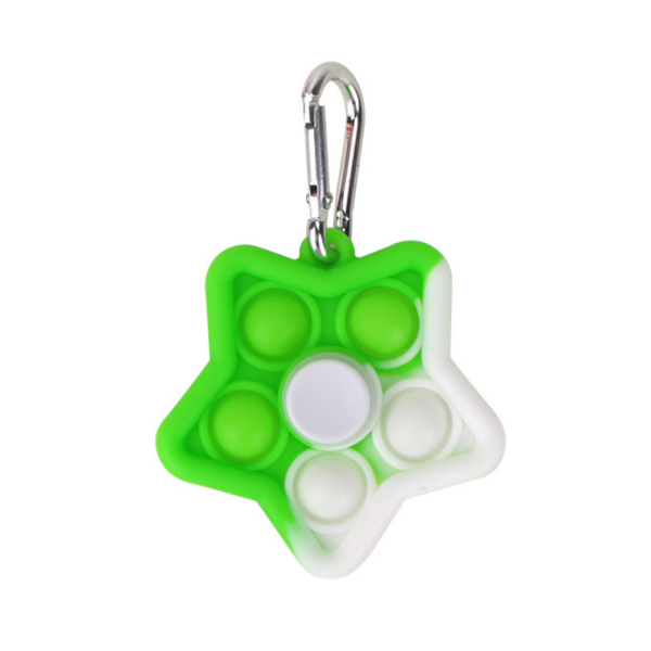 Multi Color Star Shape Silicone Finger Fidget  Spinner - Image 6