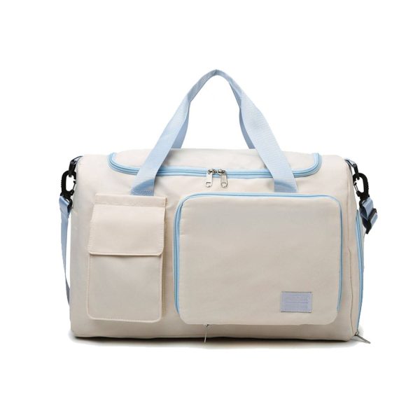 Lightweight Large Capacity Oxford Travel Bag w/ Shoe Pocket - Image 5