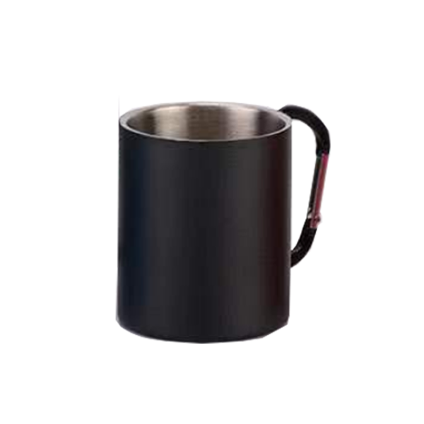 7.5 Oz Stainless Steel Coffee Mug with Mountain Buckle Handl - Image 3