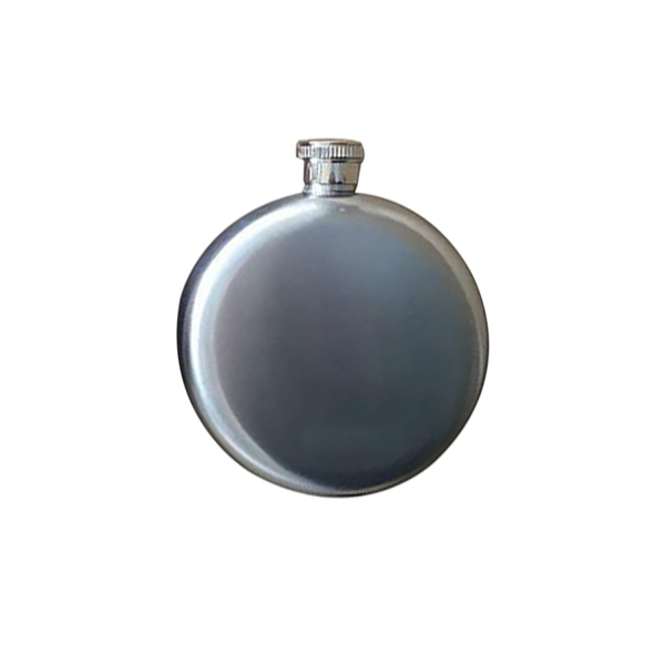 5 Oz Stainless Steel Round Flask - Image 3