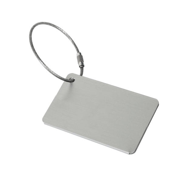 Square Aluminum Alloy Travel Luggage Tag - Image 4