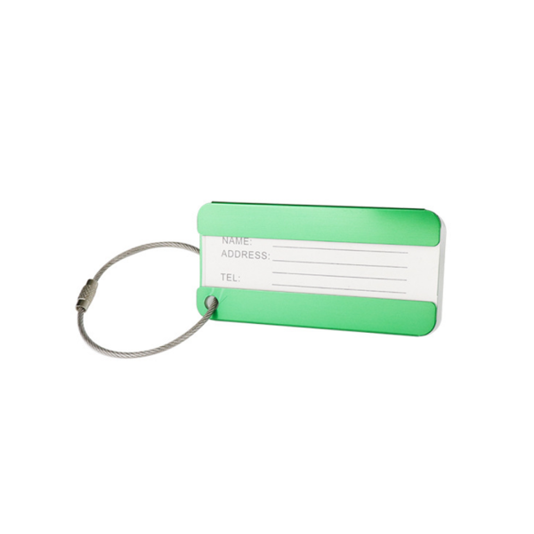 Square Aluminum Alloy Travel Luggage Tag - Image 6